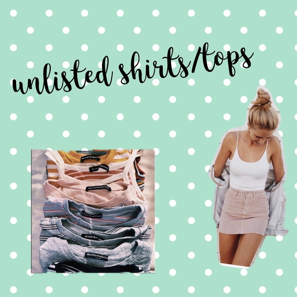 unlisted shirts!